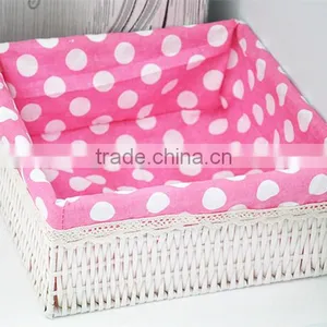 Beautiful Cheap and Useful PVC Woven Storage Baskets With Different Colors thumbnail-1