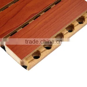 Wooden Fire Insulation Decorative Acoustic Wall Panels thumbnail-6