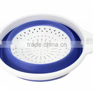 Plastic Fold Colander for Kitchen thumbnail-1