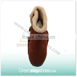 Suede Leather Ankle New Style Ladies Fashion Winter Boot thumbnail-4