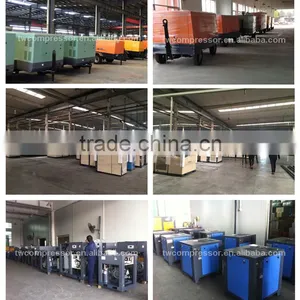 Air Cooling Industrial Towable 194 kw Diesel Mobile Screw Air Compressor thumbnail-6
