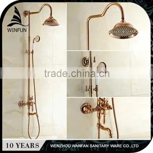 High Quality Modern Bathroom Shower Set,gold Shower Mixer Set thumbnail-1