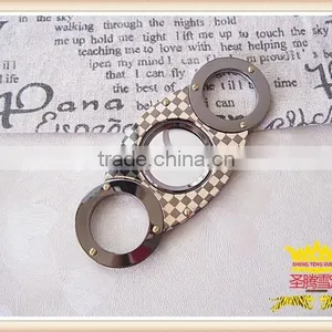 Double Blade Stainless Steel Cigar Cutter 56 Ring thumbnail-1