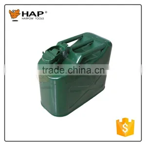 10L Vertical Steel Sheet Reserve Oil Can Oil Tank Jerry Can thumbnail-1