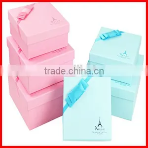 Paris Excellent Various Colorful Pure Square Small Cute Gift Box Wholesale thumbnail-2