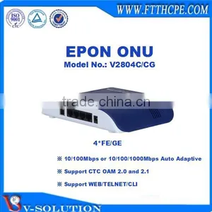 4FE/GE EPON ONU GEPON ONU With CE Certification for FTTH Solution thumbnail-2