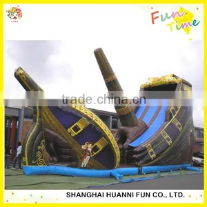 Pirate Ship Inflatable Slide Combo /dry Slide/ Water Slide for Park Party thumbnail-1
