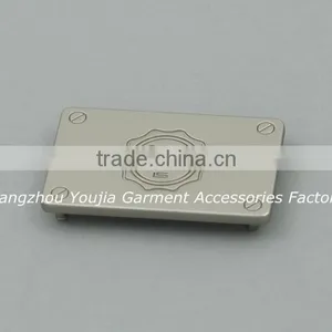 High Quality Engraved Metal Plates Brand Logos for Handbag thumbnail-5