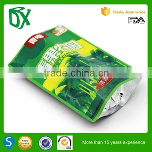 Manufacturer Gravure Printing Surface Biodegradable Feature Stand up Plastic Pouch With Zipper for Jujube Packing thumbnail-1