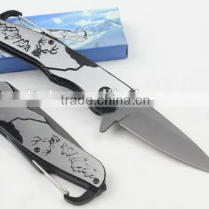 OEM Fast Production Keychain Knife Logo Imprint Folding Rescue Knife thumbnail-1