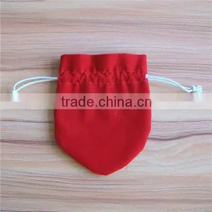 Velvet Pouch, Velvet Bag, Christmas Gift Bag thumbnail-1