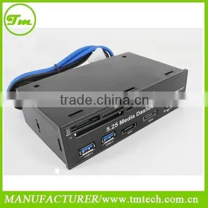 ESATA LCD Display All-in-1 Muiti-function USB 3.0 to 20Pin Media Dashboard thumbnail-1
