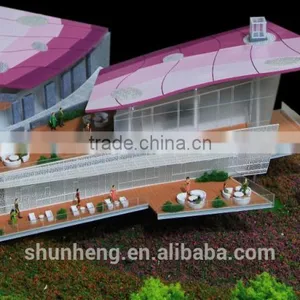 3D Rendering Architectural Scale Model for Real Estate Exhibition thumbnail-3