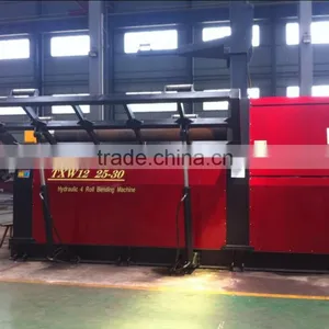 W12-25X3200 CNC 4 Roller Plate Rolling Machine thumbnail-2