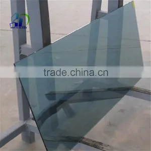 Colored Reflective Glass Stair Railing Grey Green Blue Bronze Glass Top Partition Wall Color Glass Partition Wall thumbnail-4