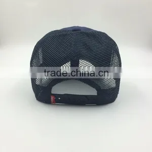 Customized Fashion Embroidery Patch Cotton Twill 5 Panel Trucker Mesh Cap thumbnail-3