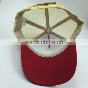 Cutomized Fashion Rubber Print 5 Panel Trucker Mesh Cap thumbnail-5