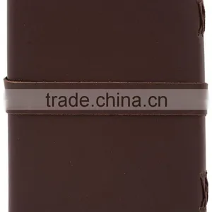 Wholesale Handmade Genuine Leather Journal Diary With Strap Clasp thumbnail-3