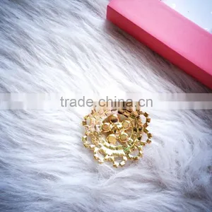 Popular High Quality Round Flower Rhinestone Button for Garment Accessories thumbnail-2