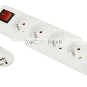 NEW ELECTRICAL 4 OUTLET POWER STRIP SURGE PROTECTOR thumbnail-1