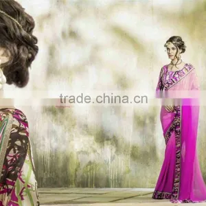 Designer South Indian Silk Sarees thumbnail-1