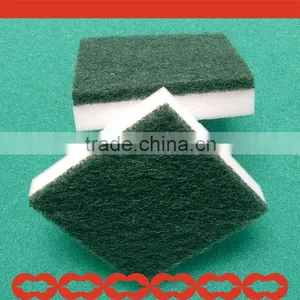 Compressed Magic Nano Sponge With Scouring Pad thumbnail-1