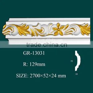 Modern Design Ceiling Decoration PU Cornice Moulding thumbnail-4