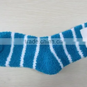 Fluffy Stripe Socks thumbnail-1