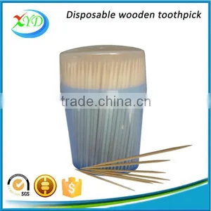 Disposable Sterile Wooden Toothpicks / Plastic Jar Wooden Toothpick thumbnail-2