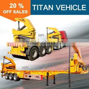 TITAN 20 ft Container Side Lifter Self-loading Trailer for Djibouti Market thumbnail-5