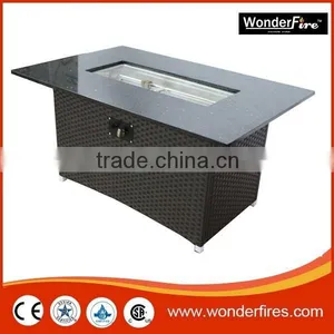 Outdoor Fire Pit Table/patio Heater/ball Valve/SUS Burner Ststem/fireglass/NG Conversion Kit thumbnail-2