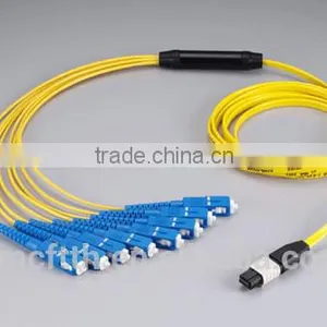 8 Core Breakout MPO-SC Fiber Optic Patch Cord thumbnail-1
