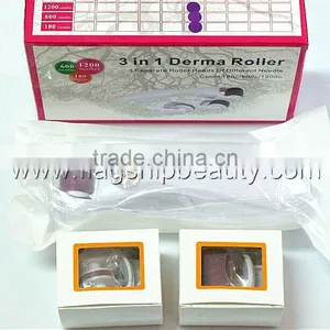 2016 Flagship ! Wholesale Home Use 3 in 1 Micro Derma Roller Kit thumbnail-6