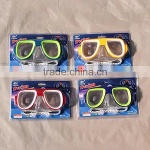 High Quality Hot Sell Colorful Plastic Swimming Glasses for Mens for Kids Womens Swimming Glasses thumbnail-1
