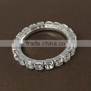 New Design Wholesale Crystal Napkin Rings for Wedding thumbnail-3