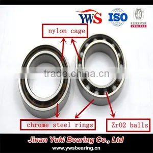 20*32*7mm ZrO2 Ball Nylon Cage Hybrid Ceramic Bearing 6804 thumbnail-1