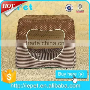 Double-use Soft Cozy Dog Bed Fabric Dog House thumbnail-4