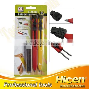 2pcs Plastic Carpenter Pencil Set With 6 Refills thumbnail-1