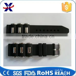 Bulk Vulcanized Silicone Rubber Wrist Watch Strap thumbnail-1