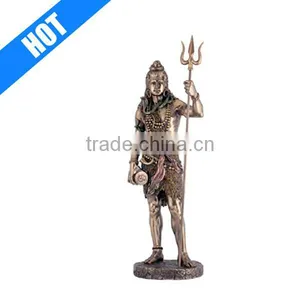 Customized Handmade Painted Resin Standing Shiva Statue thumbnail-1
