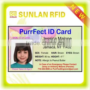 2015 Sunlanrfid Wholesale Professional CR80 SIZE Staff id Card AND Special Shape Card(TOP 10 Smart Card Factory) thumbnail-4