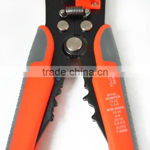 Heavy Duty Wire Stripper Cutter, Terminal Crimper, Automatic Electric Crimping Pliers Tool thumbnail-3