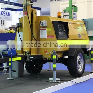 Water Cooled Diesel Trailer Light Tower Generator thumbnail-2