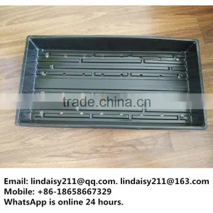 1020 Flat Large Shallow Hydroponic Tray With Holes thumbnail-1