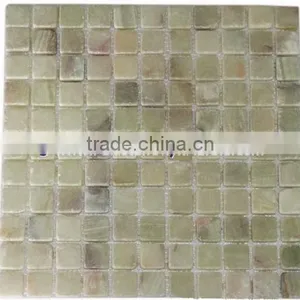 NEW COMMING 2017 NEW PRICE LIGHT GREEN ONYX MOSAIC TILES COLLECTIONS thumbnail-1