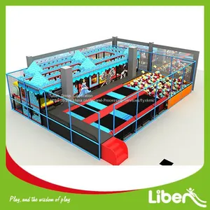 Best Kids Indoor Trampoline Park for Sale thumbnail-1