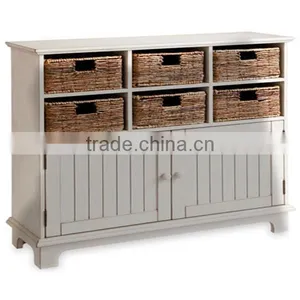 Modern Beautiful Exquisite Corner Wicker Cabinet thumbnail-1