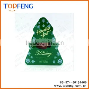 Christmas Tin Box/tin Gift Box/triangle Tin Box/square Tin Money Box/box Candy thumbnail-1