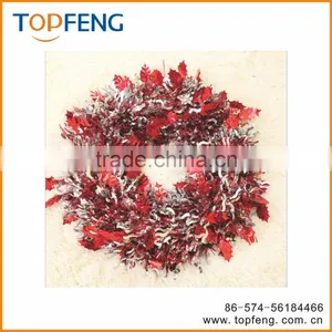 New Design Christmas Wired Tinsel Garland With Leaves /christmas Ornament thumbnail-1