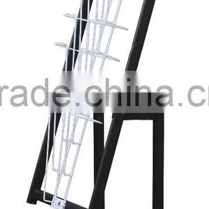 2016 Hangzhou Library Metal Newspaper Stand Rack Book Rack thumbnail-1